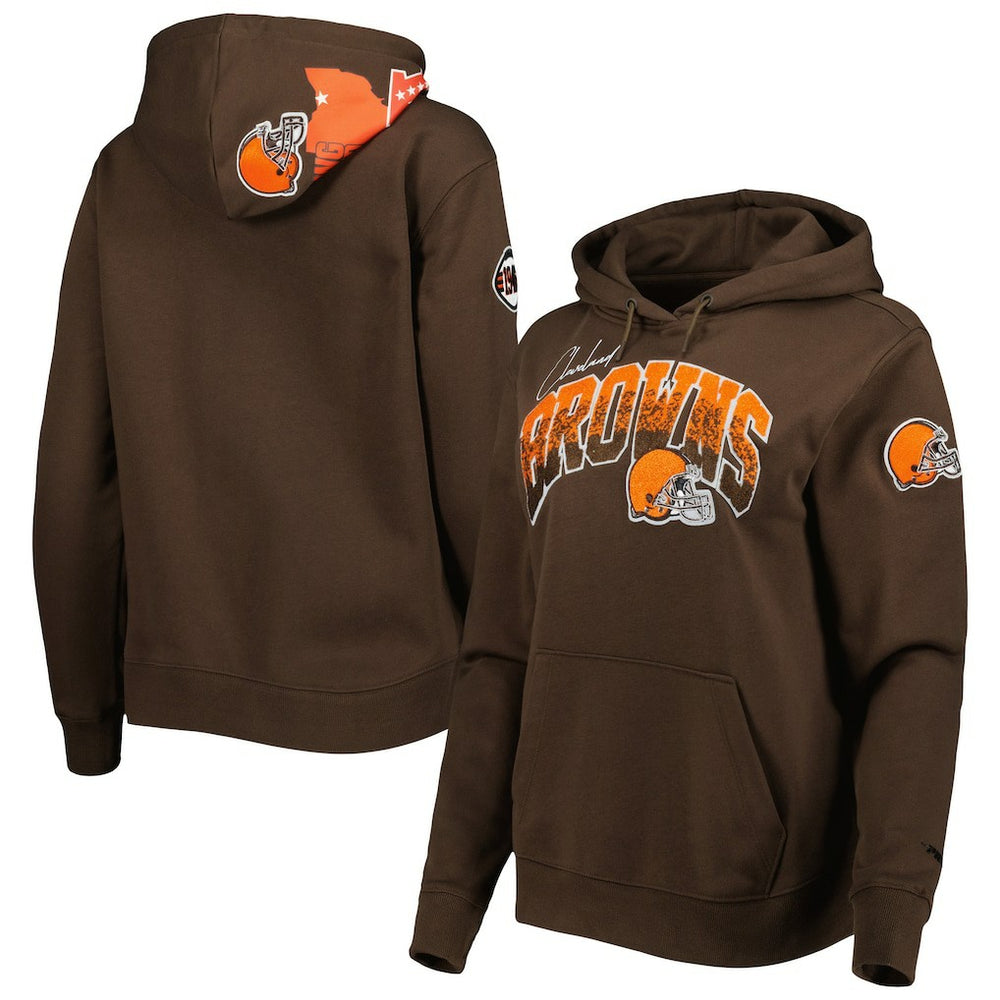 Cleveland Browns Pro Standard Women's Local Patch Pullover Hoodie
