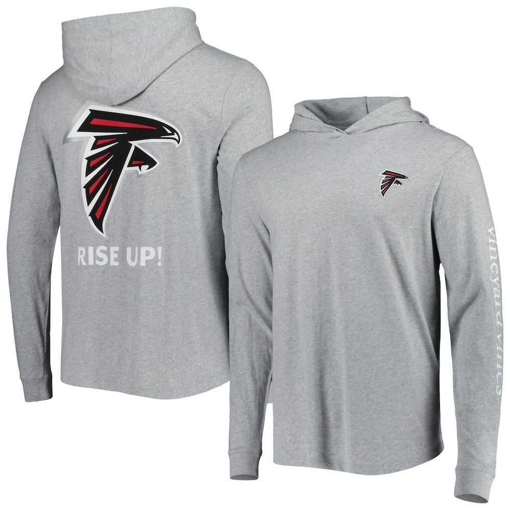 Atlanta Falcons Vineyard Vines Local Long Sleeve Hoodie T-Shirt