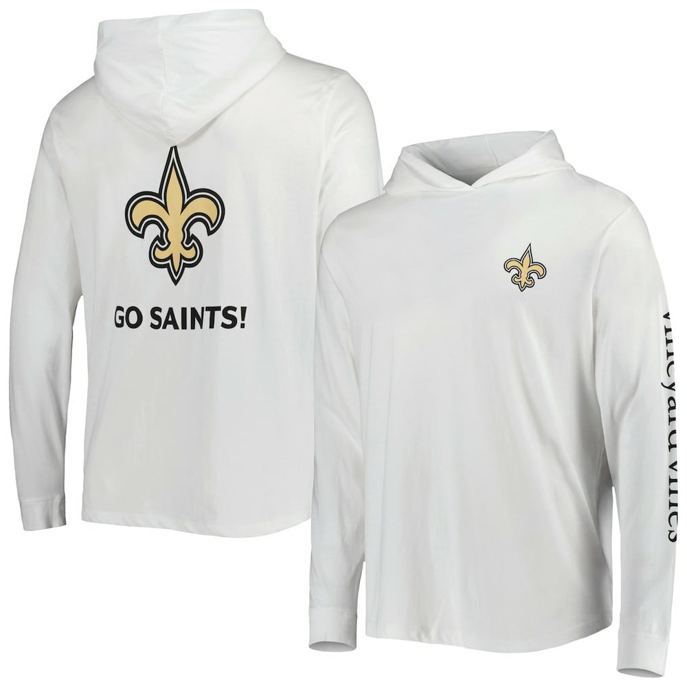 New Orleans Saints Vineyard Vines Local Long Sleeve Hoodie T-Shirt
