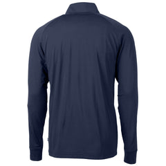 Detroit Lions Cutter & Buck Team Adapt Eco Knit Hybrid Recycled Quarter-Zip Pullover Top