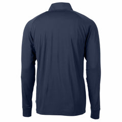 Detroit Lions Cutter & Buck Big & Tall Adapt Eco Knit Stretch Recycled Quarter-Zip Pullover Top