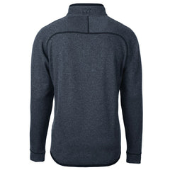 Kansas City Chiefs Cutter & Buck Big & Tall Mainsail Sweater Knit Half-Zip Pullover Jacket