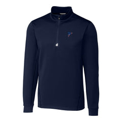 Atlanta Falcons Cutter & Buck Big & Tall Traverse Stretch Quarter-Zip Pullover Top