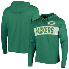 Green Bay Packers 47 brand '47 Field Franklin Hooded Long Sleeve T-Shirt