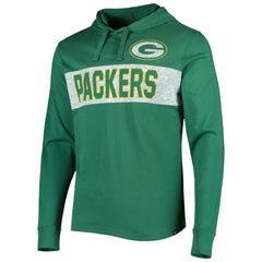 Green Bay Packers 47 brand '47 Field Franklin Hooded Long Sleeve T-Shirt