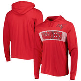 Tampa Bay Buccaneers 47 brand '47 Field Franklin Hooded Long Sleeve T-Shirt