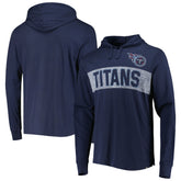 Tennessee Titans 47 brand '47 Field Franklin Hooded Long Sleeve T-Shirt