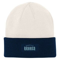 Seattle Kraken Youth Logo Cuffed Knit Hat For Sale