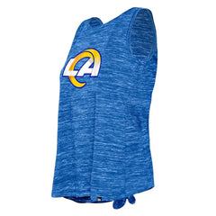 Los Angeles Rams New Era Women's Space Dye Tie-Back Tank Top