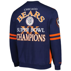 Chicago Bears Mitchell & Ness All Over 2.0 Pullover Sweatshirt