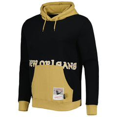 New Orleans Saints Mitchell & Ness Big Face 5.0 Pullover Hoodie
