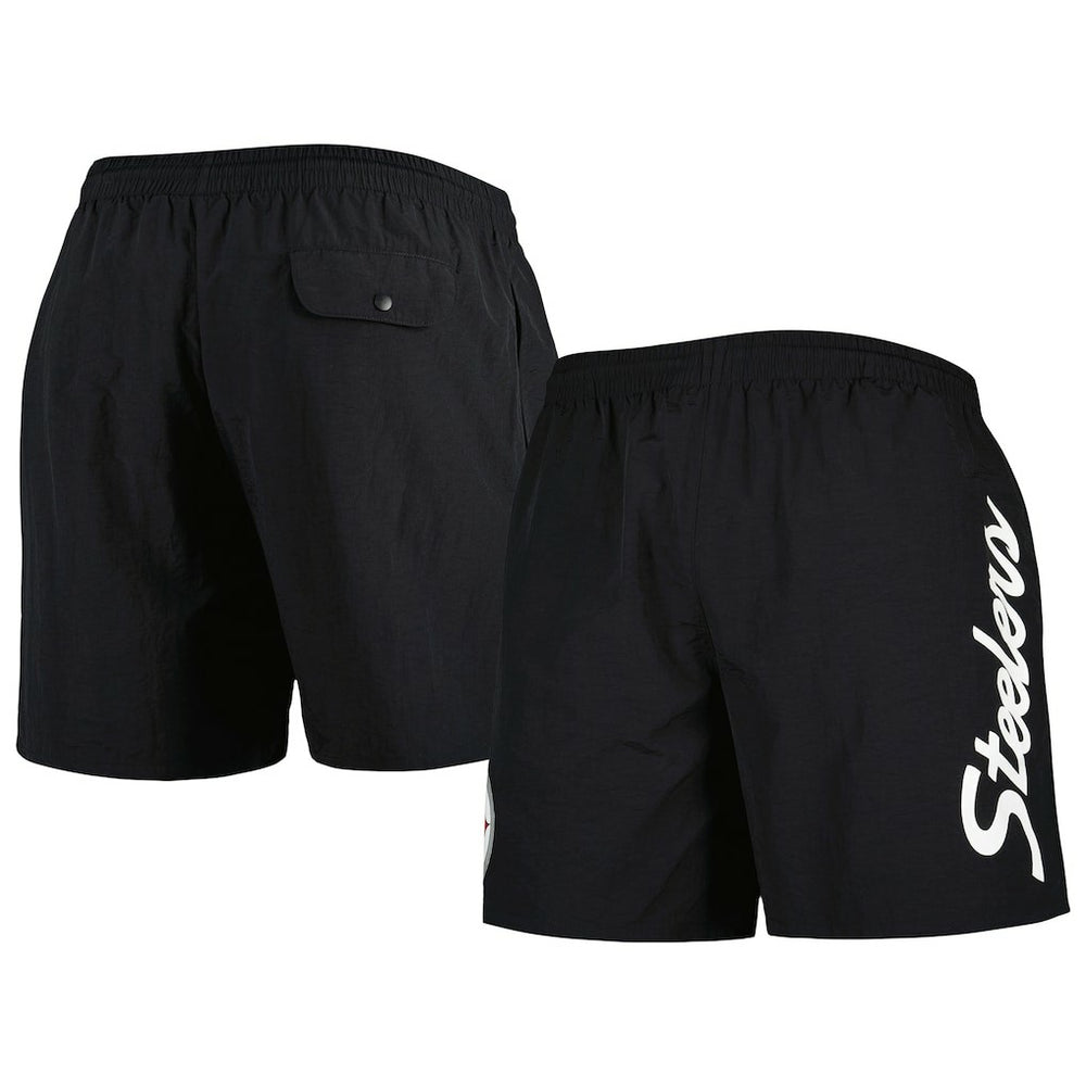 Pittsburgh Steelers Mitchell & Ness Team Essentials Nylon Shorts