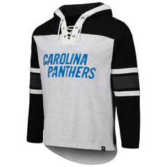 Carolina Panthers 47 brand '47 Gridiron Lace-Up Pullover Hoodie