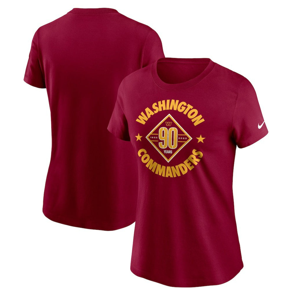 Washington Commanders Nike Women's 90th Anniversary T-Shirt