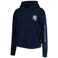 New York Yankees The Wild Collective Women's Marble Pullover Hoodie | MLB Online
