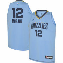 Ja Morant Memphis Grizzlies Jordan Brand Youth Swingman Jersey For Sale