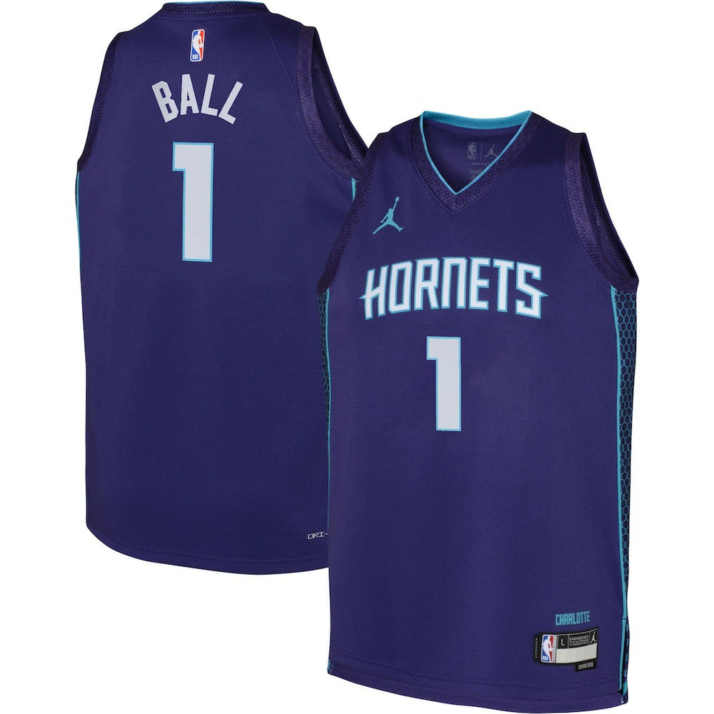 LaMelo Ball Charlotte Hornets Jordan Brand Youth Swingman Jersey Online
