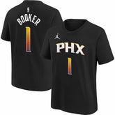 Devin Booker Phoenix Suns Jordan Brand Youth Statement Edition Name & Number Player T-Shirt Discount