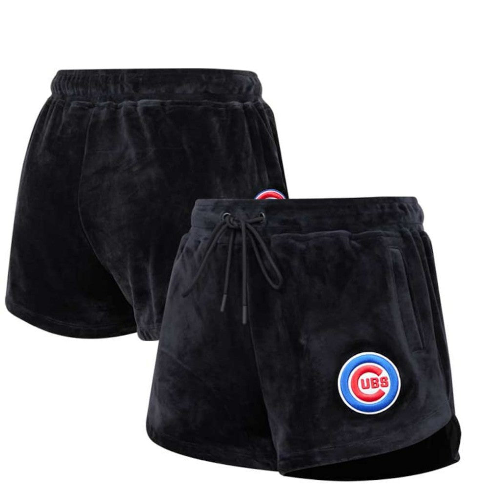 Chicago Cubs Pro Standard Women's Classic Velour Lounge Shorts | MLB On Sale