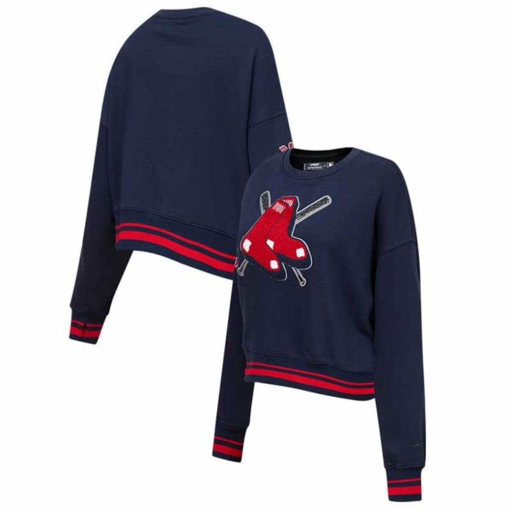 Boston Red Sox Pro Standard Women's Mash Up Pullover Sweatshirt | MLB Sale