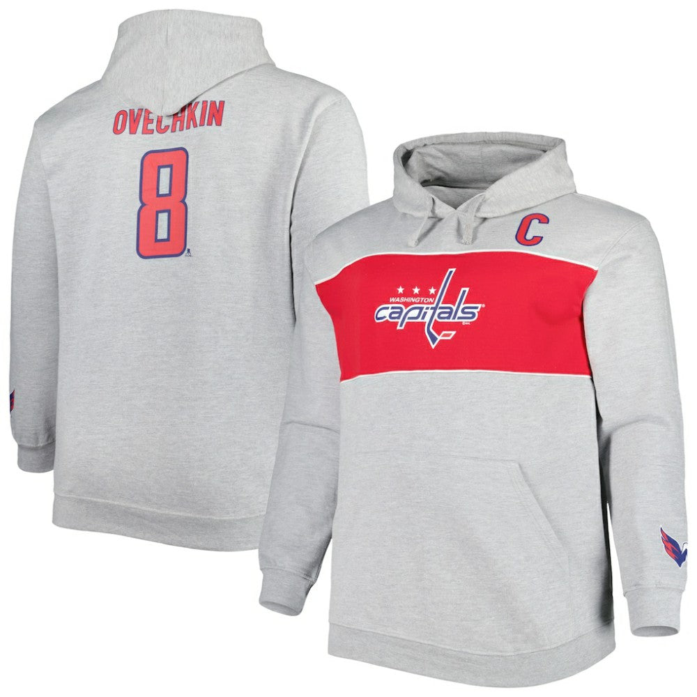 Alexander Ovechkin Washington Capitals Big & Tall Player Pullover Hoodie Online