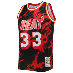 Alonzo Mourning Miami Heat 1996/97 Hardwood Classics Marble Swingman Jersey Discount