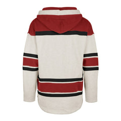 Detroit Red Wings '47 Rockaway Lace-Up Pullover Hoodie Outlet
