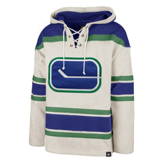 Vancouver Canucks '47 Rockaway Lace-Up Pullover Hoodie Outlet