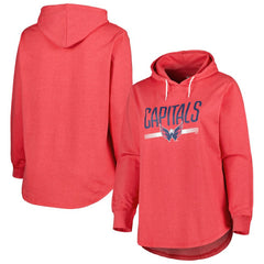Washington Capitals Women's Plus Size Fleece Pullover Hoodie Sale