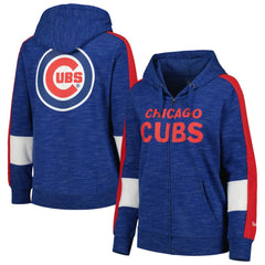 Chicago Cubs New Era Women's Colorblock Full-Zip Hoodie | MLB Online