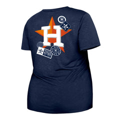 Houston Astros New Era Women's Plus Size Two-Hit Front Knot T-Shirt | MLB Near me