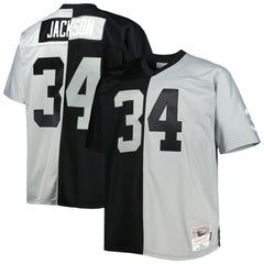 Las Vegas Raiders Mitchell & Ness Bo Jackson Big & Tall Split Legacy Retired Player Replica Jersey