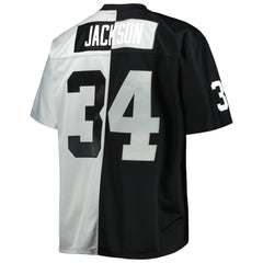 Las Vegas Raiders Mitchell & Ness Bo Jackson Big & Tall Split Legacy Retired Player Replica Jersey