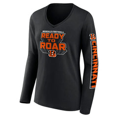 Cincinnati Bengals Fanatics Women's Hometown Sweep Long Sleeve V-Neck T-Shirt