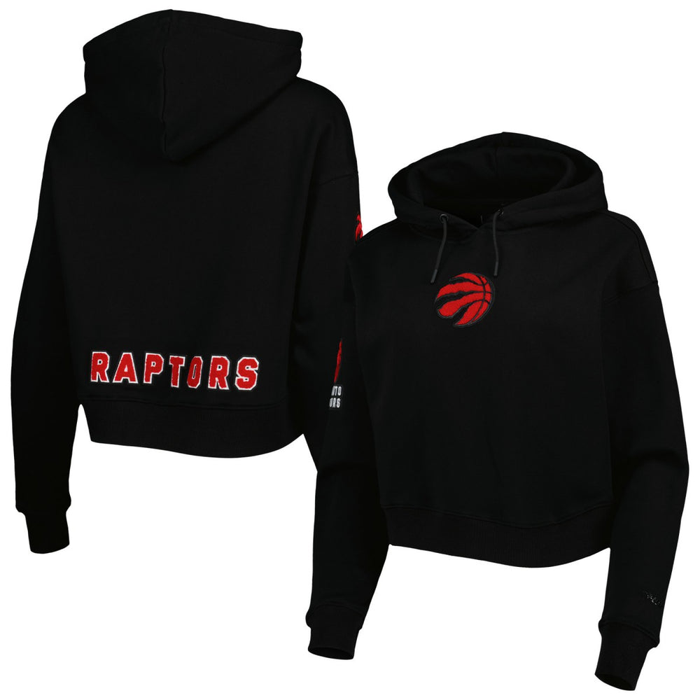 Toronto Raptors Pro Standard Women's Classic Fleece Cropped Pullover Hoodie Outlet