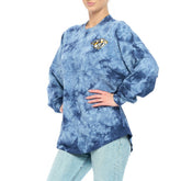Nashville Predators Fanatics Women's Crystal-Dye Long Sleeve T-Shirt For Sale