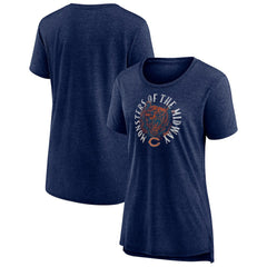 Chicago Bears Women's Hometown First Down Tri-Blend T-Shirt