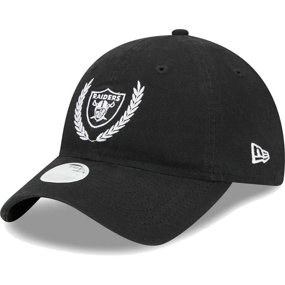 Las Vegas Raiders New Era Women's Leaves 9TWENTY Adjustable Hat