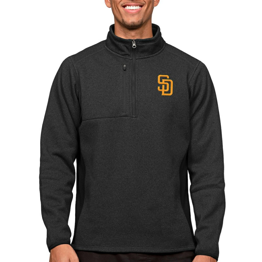 San Diego Padres Antigua Course Quarter-Zip Pullover Top | MLB For sale