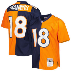 Denver Broncos Mitchell & Ness Peyton Manning 2015 Split Legacy Replica Jersey