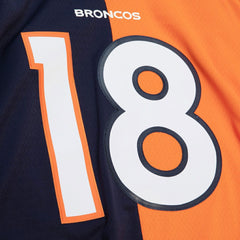 Denver Broncos Mitchell & Ness Peyton Manning 2015 Split Legacy Replica Jersey