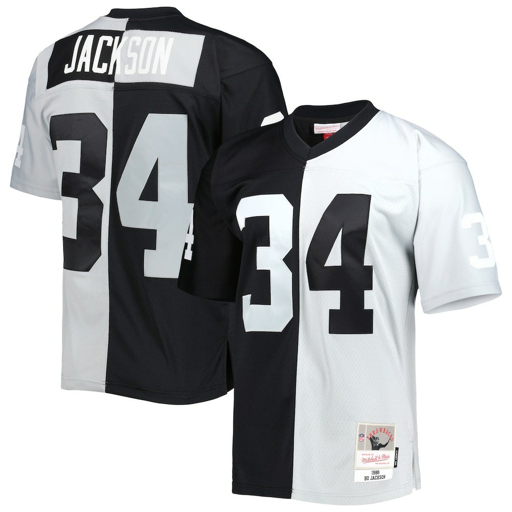 Las Vegas Raiders Mitchell & Ness Bo Jackson 1988 Split Legacy Replica Jersey