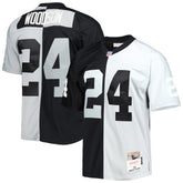 Las Vegas Raiders Mitchell & Ness Charles Woodson 1998 Split Legacy Replica Jersey