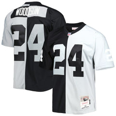 Las Vegas Raiders Mitchell & Ness Charles Woodson 1998 Split Legacy Replica Jersey