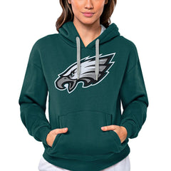 Philadelphia Eagles Antigua Women's Victory Logo Pullover Hoodie