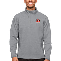 Cincinnati Bengals Antigua Course Quarter-Zip Pullover Top