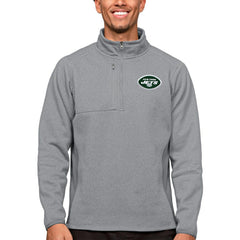 New York Jets Antigua Course Quarter-Zip Pullover Top