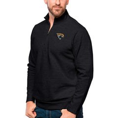 Jacksonville Jaguars Antigua Gambit Quarter-Zip Pullover Top