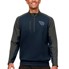 Tennessee Titans Antigua Team Quarter-Zip Pullover Top