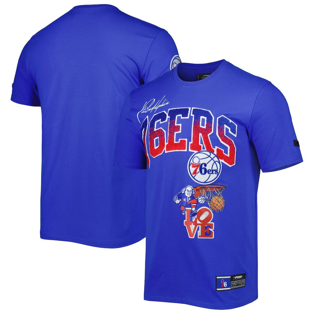 Philadelphia 76ers Pro Standard Hometown Chenille T-Shirt On Sale